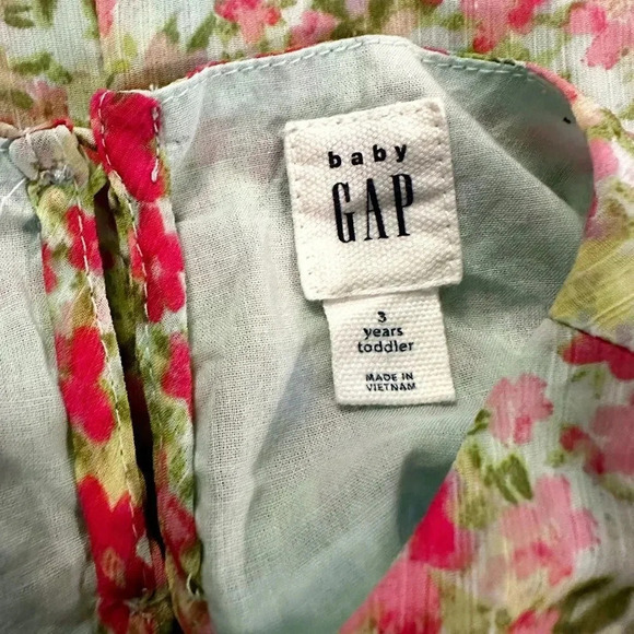 baby GAP | Floral Sleeveless Dress (3T) - Picture 6 of 7
